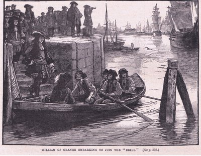 William of Orange embarking to join the Brill AD 1688 by Walter Stanley Paget